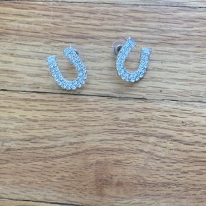 Horse Shoe Sparkle Earrings